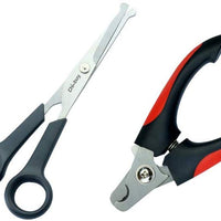 Chibuy Tijeras profesionales de aseo para mascotas con punta redonda de acero inoxidable cortador de ojos para perros y gatos, herramienta de aseo profesional, tamaño 6.70 pulgadas x 2.6 pulgadas x 0.43 pulgadas - BESTMASCOTA.COM