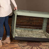 Pet Gear “The Other Door” 4 Door Steel Crate with Plush Bed + Travel Bag for Cats/Dogs - BESTMASCOTA.COM