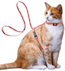 Azuza Arnés y Correa para gato para caminar, a prueba de escape, lindas piñas en color brillante, suave y ajustable arnés para gatos - BESTMASCOTA.COM