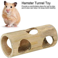 HEEPDD Hámster Juguete, todo natural de bambú hámster túnel de juguete de verano Cool Ejercicio Tubos y túneles Pequeño Animal Actividad Center Juguetes para el hámster sirio erizo Gerbils Chinchillas - BESTMASCOTA.COM