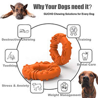 Juguetes para masticar perros GUCHO duraderos para masticadores agresivos. Garantía de reemplazo de por vida. Juguetes para perros indestructibles, juguetes de goma para masticar para perros medianos y grandes, juguetes de entrenamiento perfecto para dent - BESTMASCOTA.COM