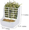 QSLQYB Rabbit Feeder Bunny Guinea Pig Hay Feeder, Hay Food Bin Feeder, Hay and Food Feeder Bowls Manger Rack for Rabbit Guinea Pig Chinchilla and Other Small Animals - BESTMASCOTA.COM