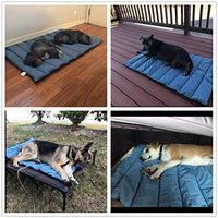 Cheerhunting Cama para perro al aire libre, 43 x 26 pulgadas, impermeable, lavable, tamaño grande, duradera, resistente al agua, portátil y de viaje para mascotas - BESTMASCOTA.COM