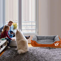 Cama para perro de lujo para mascotas, sofá supersuave para mascotas, cama para gatos, tumbona antideslizante para mascotas, cama para mascotas de primera calidad, calentamiento automático y transpirable - BESTMASCOTA.COM