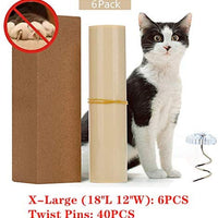 Protector de sofá para mascotas, paquete de 10 protectores de garra para mascotas, para mascotas, gatos, perros, gatos y gatos, discretos, para proteger la tapicería, puertas, paredes, colchón, asiento de coche - BESTMASCOTA.COM