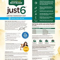 Rachael Ray Nutrish Just 6 Natural Premium Dry Dog Food, Limited Ingredient Diet - BESTMASCOTA.COM