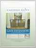 Cardenal Gates 21 3/4" Negro Puerta extensión - BESTMASCOTA.COM