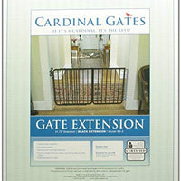 Cardenal Gates 21 3/4" Negro Puerta extensión - BESTMASCOTA.COM