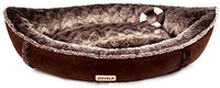 Cama ortopédica para perro JOYELF, tamaño mediano, con funda extraíble y lavable para perros pequeños a medianos y juguetes como regalo - BESTMASCOTA.COM