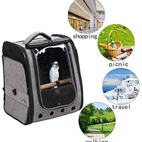 X-ZONE - Bolsa de viaje para pájaros, portátil para mascotas, para loros y loros, transparente, transpirable, portavelas ligero, jaula de viaje para pájaros, jaula de viaje para pájaros, etc. - BESTMASCOTA.COM