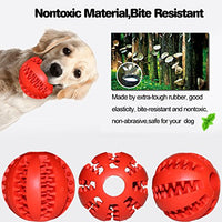 Idepet Pelota de juguete para perro, no tóxica, resistente a mordidas, pelota de juguete para mascotas, perros, cachorros, gatos, alimentador de comida para mascotas, masticar, limpieza de dientes, juego de pelotas de ejercicio, 2 unidades, azul y verde - BESTMASCOTA.COM