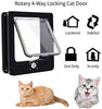 URBEST puertas para gatos, (versión mejorada) puerta magnética para mascotas con 4 vías de bloqueo giratorio para gatos, gatitos y gatitos - BESTMASCOTA.COM