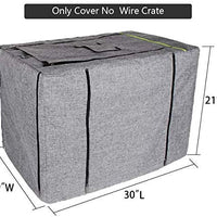 Petsfit Durable Double Door Polyester Dog Crate Cover with Mesh Window - BESTMASCOTA.COM