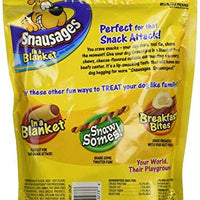 snausages en una manta Carne de Vacuno & Queso Sabor perro aperitivos, 25 oz (Pack de 4) - BESTMASCOTA.COM