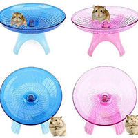 zswell1 Pack Exercise Wheel Jogging Running Silent Spinner Hamster Flying Saucer for Syrian Hamsters Rat Gerbils Mice Chinchilla Guinea Pig Squirrel and Other Small Animal - BESTMASCOTA.COM