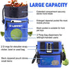 Bolsa de entrenamiento para perros pequeños a grandes, bolsa de entrenamiento para perros pequeños y grandes, bolsa de regalo para bocadillos para entrenamiento de recompensa, caminar, clip de metal, cinturón de cintura, correa de hombro, dispensador de b - BESTMASCOTA.COM