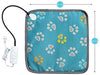 EACHON Heating Pad for Dogs Cats Electric Heated Pet Beds Warming Pet Mats Adjustable Safety Waterproof Chew Resistant Steel Cord wifh Free pet Comb (S Gray) - BESTMASCOTA.COM