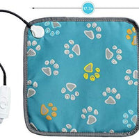 EACHON Heating Pad for Dogs Cats Electric Heated Pet Beds Warming Pet Mats Adjustable Safety Waterproof Chew Resistant Steel Cord wifh Free pet Comb (S Gray) - BESTMASCOTA.COM