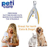 Allstar Innovations PetiCare cortaúñas con luz LED para mascotas, ideal para recortar uñas y garras de gatos y perros, 5 aumentos que se duplican como un atrapaúñas, clip rápido, cuchillas de robar - BESTMASCOTA.COM