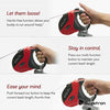 Beastron - Correa retráctil para perro, de nailon extralargo, de 16 pies, para perros medianos a grandes, hasta 110 libras, con un botón de cierre y rotura, bolsa de residuos y dispensador incluidos - BESTMASCOTA.COM