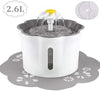 PingPIN Cat Water Fountain, 2.6L/88oz Pet Water Fountain, Flower Drinking Water Fountain for Cats with 2 Replacement Filters, Automatic Fountain for Cats, Dogs, Small Animals - BESTMASCOTA.COM