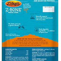 Zuke's Z-Bone Dental Chew Dog Treats - BESTMASCOTA.COM