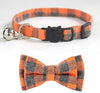 Malier 4 Pack Cat Collar Breakaway with Classic Plaid Bow Tie with Bell Perfact for Cats Kitty Kitten, Adjustable from 6.3~10.2 inch - BESTMASCOTA.COM