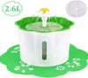 PingPIN Cat Water Fountain, 2.6L/88oz Pet Water Fountain, Flower Drinking Water Fountain for Cats with 2 Replacement Filters, Automatic Fountain for Cats, Dogs, Small Animals - BESTMASCOTA.COM