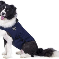 X@HE - Chaleco de alivio de ansiedad para perro, chaleco para mantener la comodidad, chaleco para perros de talla XS, M, L, XL, azul marino, gris, rosa, rojo y camuflaje - BESTMASCOTA.COM