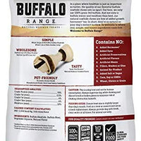 Buffalo Gama de cuero crudo, bocadillos para perros | saludables, alimentados con hierba, Buffalo Jerky crudo, escondite masticables | sabor ahumado de nogal - BESTMASCOTA.COM