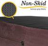 Cama para perro de espuma de memoria ortopédica de alta calidad de 7 pulgadas de grosor con almohada y funda extraíble fácil de lavar con parte inferior antideslizante. Incluye forro impermeable para perros grandes. - BESTMASCOTA.COM