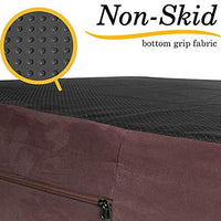 Cama para perro de espuma de memoria ortopédica de alta calidad de 7 pulgadas de grosor con almohada y funda extraíble fácil de lavar con parte inferior antideslizante. Incluye forro impermeable para perros grandes. - BESTMASCOTA.COM