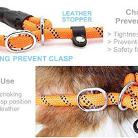 BAAPET Correa antideslizante para perro de 6 pies, antiasfixia con cubierta de cuerda duradera mejorada y asa acolchada cómoda para perros grandes, medianos y pequeños entrenamientos con bolsas de caca y dispensador - BESTMASCOTA.COM