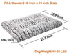Coohom - Cama de peluche para perro, cama para mascotas, alfombrilla para jaula, cama lavable para perros medianos y grandes - BESTMASCOTA.COM