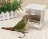 Old Tjikko - Comedero automático para loros, sin ensuciar, para pájaros, jaula, accesorios para Budgerigar, Canario, Cockatiel, Finch, Parakeet, Seed Food Container - BESTMASCOTA.COM