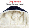 vecomfy - Sudadera con capucha para perro con forro polar y algodón extra cálido en invierno, chaqueta para perro pequeña con capucha - BESTMASCOTA.COM