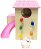 Kathson Hámster House Hideout Hut Rat Hideaway - Juguetes de ejercicio para animales pequeños como hámster enano y ratón - BESTMASCOTA.COM