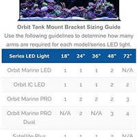 Current USA Orbit - Soporte ajustable para tanque, Orbit LED Soporte individual ajustable - BESTMASCOTA.COM
