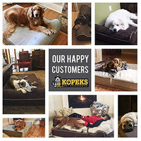 Cama para perro de espuma de memoria ortopédica de alta calidad de 7 pulgadas de grosor con almohada y funda extraíble fácil de lavar con parte inferior antideslizante. Incluye forro impermeable para perros grandes. - BESTMASCOTA.COM