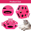 YUEJING - Temporizador interactivo para gatos, juguete para gatos con gusano giratorio, juguete para gatitos automático, juguete eléctrico para gatos, estimulador de bajo nivel de ruido, instintos de caza y sentido - BESTMASCOTA.COM