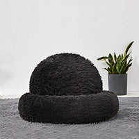 Cama redonda para perro ANWA, tamaño mediano, lavable, cama para perros pequeños, cama para perros de felpa - BESTMASCOTA.COM