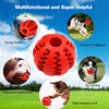 Idepet Pelota de juguete para perro, no tóxica, resistente a mordidas, pelota de juguete para mascotas, perros, cachorros, gatos, alimentador de comida para mascotas, masticar, limpieza de dientes, juego de pelotas de ejercicio, 2 unidades, azul y verde - BESTMASCOTA.COM