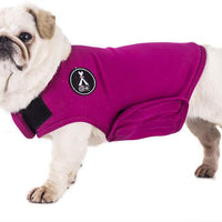 X@HE - Chaleco de alivio de ansiedad para perro, chaleco para mantener la comodidad, chaleco para perros de talla XS, M, L, XL, azul marino, gris, rosa, rojo y camuflaje - BESTMASCOTA.COM