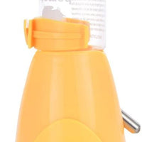 lpet estación de hámster alimentador automático de agua Bebedero Botella dispensadora 80 ml Alimentos Tazón mascota contenedor para animales pequeños (Rosa) - BESTMASCOTA.COM