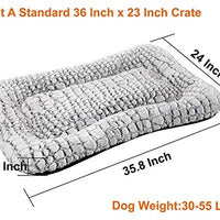 Coohom - Cama de peluche para perro, cama para mascotas, alfombrilla para jaula, cama lavable para perros medianos y grandes - BESTMASCOTA.COM