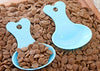 Cuenco elevado para gatos y perros pequeños, cuenco doble con cara de gato - BESTMASCOTA.COM