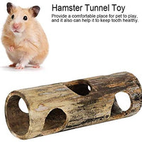 HEEPDD Hámster Juguete, todo natural de bambú hámster túnel de juguete de verano Cool Ejercicio Tubos y túneles Pequeño Animal Actividad Center Juguetes para el hámster sirio erizo Gerbils Chinchillas - BESTMASCOTA.COM