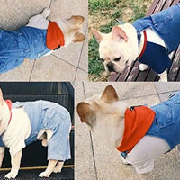 PetBoBo - Trajes de ropa para perro, pantalones de jean para mascotas, 5 tamaños opcionales - BESTMASCOTA.COM