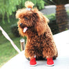 URBEST botas para perros con velcro, 2 pares, color marrón - BESTMASCOTA.COM