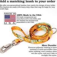 Collar de perro personalizado de Buttonsmith – Impresión permanente resistente a la decoloración, hebilla de grado militar resistente al óxido, resistente a olores y moho, elección de 5 tamaños, fabricado en los Estados Unidos - BESTMASCOTA.COM
